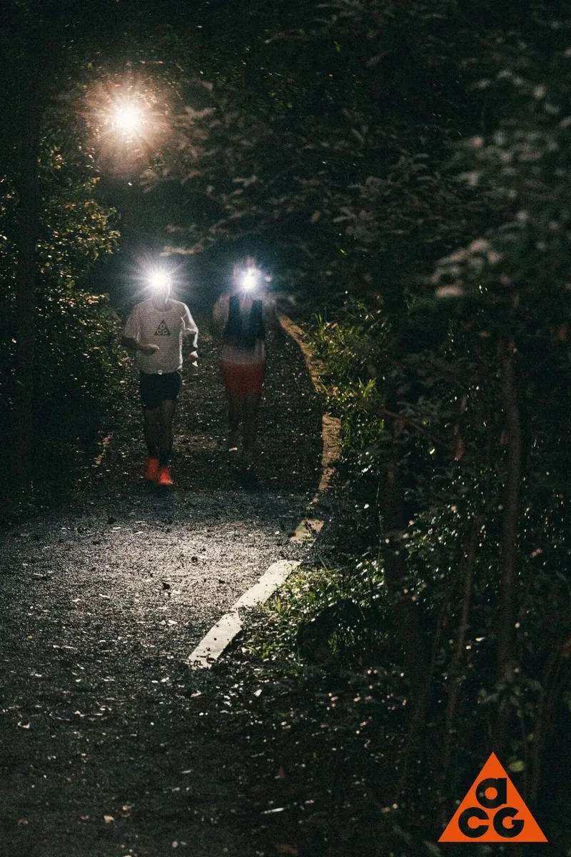 夜间山野行进