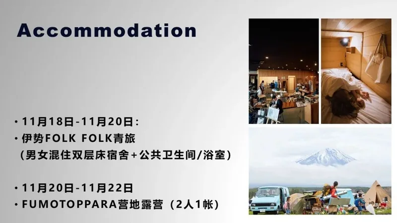 2024 年行程住宿说明