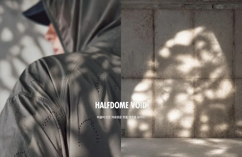 Sierra Designs Half Dome 輕量羽絨服的戶外形象