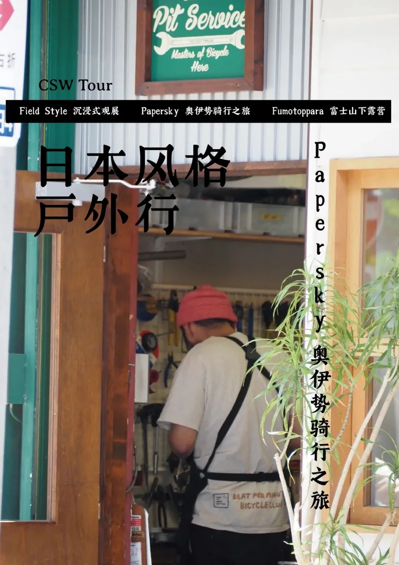 PAPERSKY 骑行主题海报
