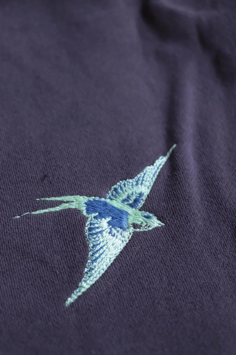 Lucky Swallow の一羽の図形。