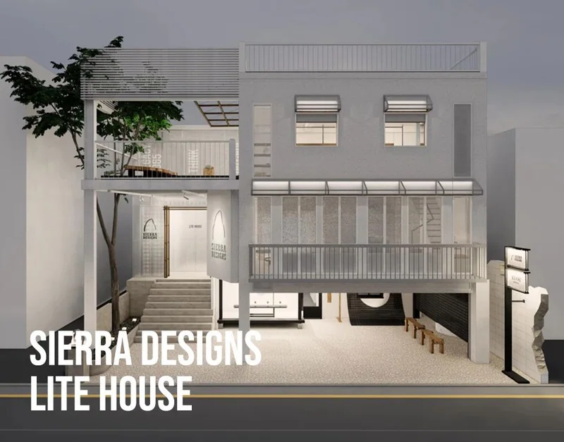 Sierra Designs LITE HOUSE 建築外觀渲染圖