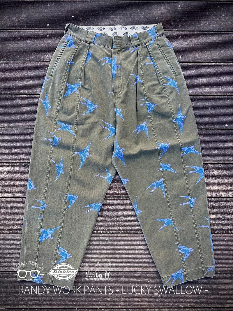 RANDY WORK PANTS - LUCKY SWALLOW。上着から全身の装いへ。