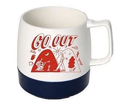 GO OUT CAMP 十周年白色 DINEX 纪念杯
