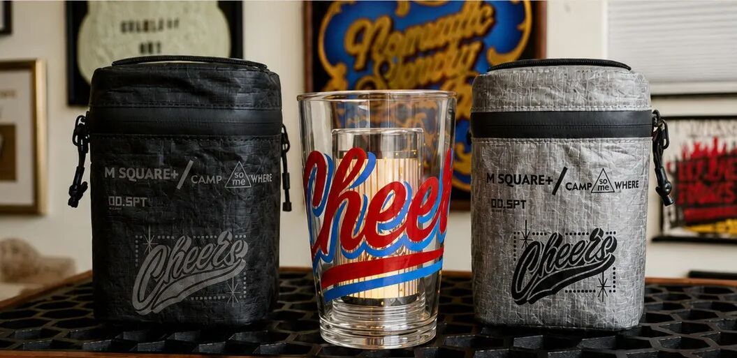 《CHEERS!》联名轻量收纳包与透明杯