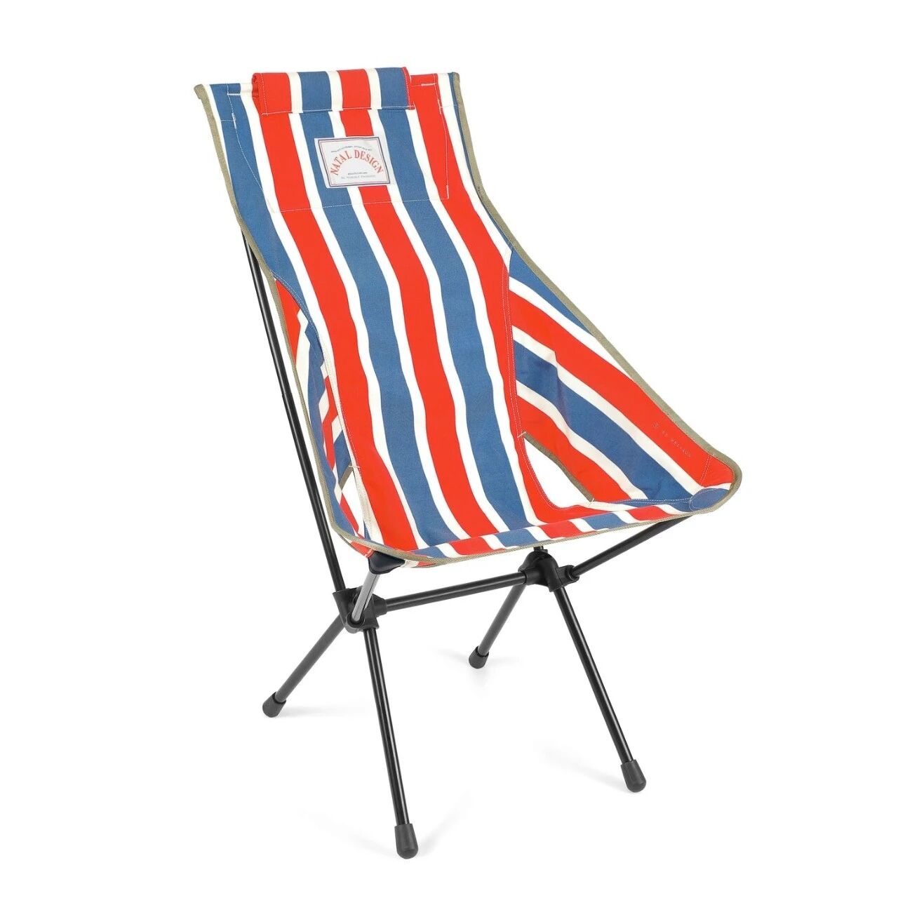Helinox Sunset Chair 使用红白蓝 NATAL Retro Stripe 椅面