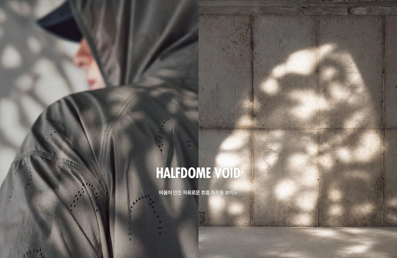 Sierra Designs Half Dome 轻量羽绒服的户外形象